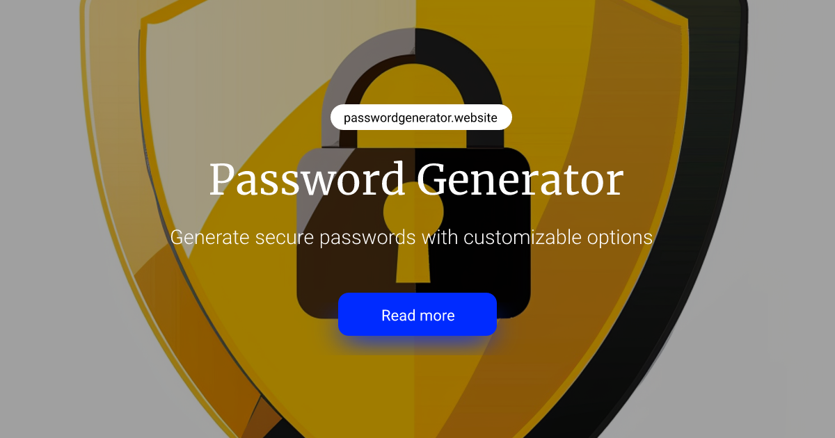 Password Generator